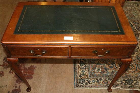 Walnut writing table